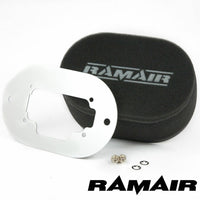 Ramair Carb Air Filter with Baseplate Single 	
Weber 32/36 DGAV