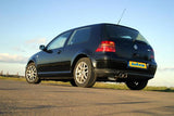 Jetex Performance Exhaust System Volkswagen Golf Mk4 Petrol + Diesel Turbo 1.8 Turbo/1.9TDi 96-05 2.75"/70.00mm Half System Stainless Steel (T300 series) Non-Resonated Twin Round 80mm