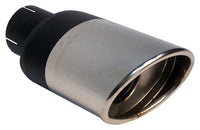 Jetex Custom Oval Exhaust Tailpipe Left Handed 2.50