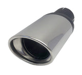 Jetex Custom Oval Exhaust Tailpipe 3.00"/76.02mm 90.00mm/120.00mm L=250.00mm Stainless Steel