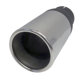Jetex Custom Round Exhaust Tailpipe 3.50"/88.90mm 4.25"/114.00mm L=265.00mm Stainless Steel