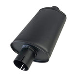 Jetex Custom Oval Silencer Exhaust Box 2.00"/50.80mm 2.00"/50.80mm H=115.00mm W=185.00mm L=315.00mm 4.15L Aluminised Steel