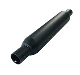 Jetex Custom Round Exhaust Silencer Box 1.75"/44.45mm 1.75"/44.45mm H=76.00mm W=76.00mm L=400.00mm 1.20L Aluminised Steel
