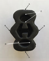 Jetex Custom Exhaust Mounting 5 Rubber