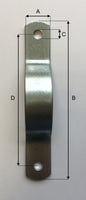 Jetex Custom Exhaust Fixing/Hanging Bracket 2 Aluminised Steel