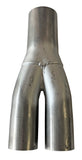 Jetex Custom Exhaust Y-Pipe 3.00"/76.02mm 2.50"/63.50mm (x2) Mild Steel