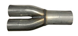 Jetex Custom Exhaust Y-Pipe 3.50"/88.90mm 3.00"/76.02mm (x2) Stainless Steel