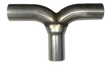 Jetex Custom Exhaust T-Pipe 2.50"/63.50mm 2.50"/63.50mm (x2) Stainless Steel