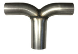 Jetex Custom Exhaust T-Pipe 3.00"/76.02mm 2.50"/63.50mm (x2) Stainless Steel